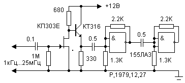 Gates based amplifier