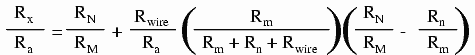 Полное уравнение баланса двойного моста Кельвина