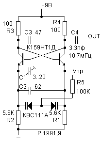 HF RC oscillator