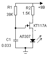 Unijunction transistor oscillator