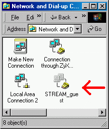 Network and Dial-up Connections