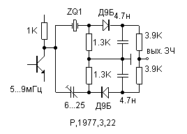 FM discriminator based on xtal circuit diagram