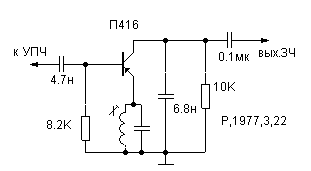 Passive phase demodulator of FM circuit diagram
