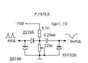 Frequency divider based on DIAC circuit diagram