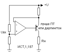 Constant current source schematic