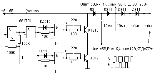 DC-DC converter circuit diagram