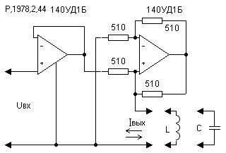 Voltage to current convertrt circuit diagram