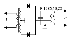 Frequency doubler circuit schematic