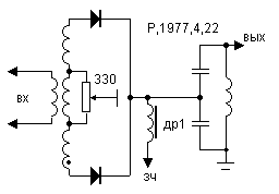 Balanced mixer circuit diagram