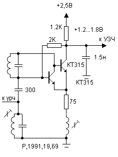 Regenerative detector circuit diagram