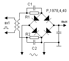 Phase detector circuit schematic