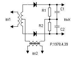 Balanced phase detector circuit diagram