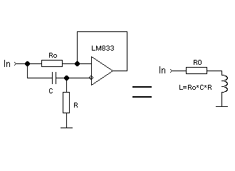 Gyrator circuit