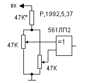 Window comparator circuit diagram