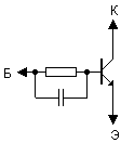 Speeding up time of switching for transistor by using RC circuit