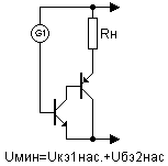 Load connected in the emitter circuit of transistor