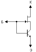 Cascode configuration of bipolar and FET transistors with high input impedance and lowering Miller effect circuit