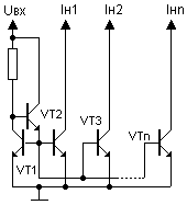 Multiload current mirror circuit