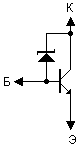 Junction protection of deep saturation with Schottky diode