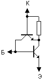 Limiting saturation with current sensor in collector circuit