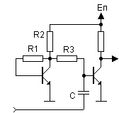 Transistor with thermal compensation